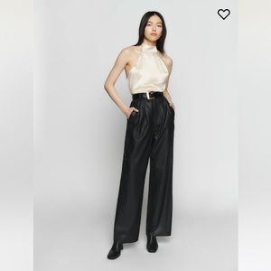 Reformation X Veda Leather Pant
